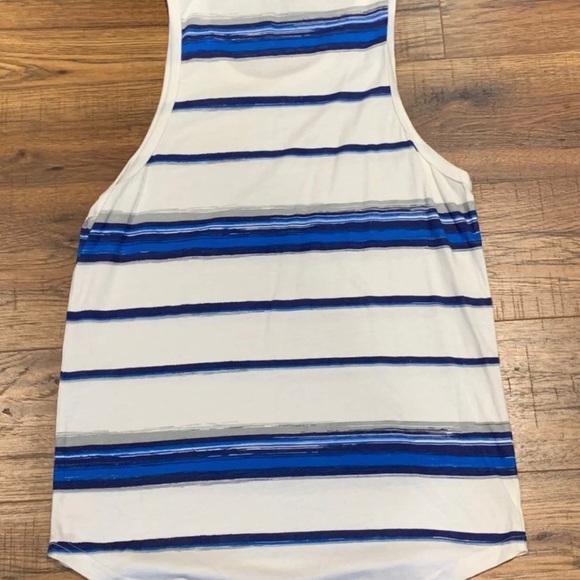 Champ Sports Striped Tank Top size medium - Picture 2 of 3
